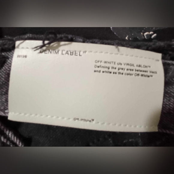 OFF WHITE Caban Denim Jacket (Virgil Abloh) - Picture 4 of 6